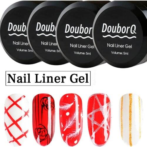 Nail Liner Gel Nail Elastic String Glue Spider Glue Painting Light DIY Painting Flower Glue Red Nail Gel Nail Tool