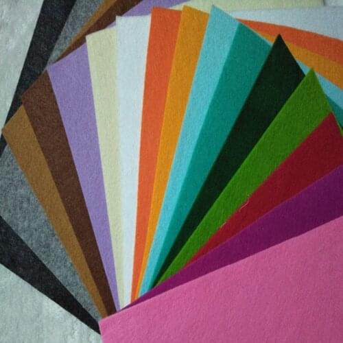 1PC 3MM Thickness Felt Fabric Polyester DIY felt fabric non-woven 30CM X 30CM HIGH QUALITY For DIY Sewing