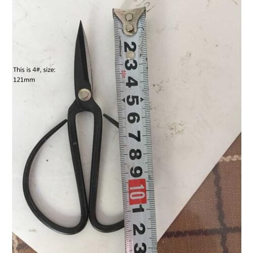 2pcs lot 121mm high quality carbon steel embroidery thread trimming scissors forged household tailor cutting shear bonsai tool