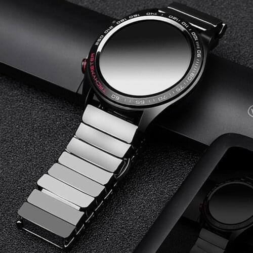 Ceramic Wrist Strap For Samsung Galaxy Watch 4 Classic 46mm 42mm Wristband 20MM Bracelet For Galaxy Watch4 44mm 40mm Correa Belt