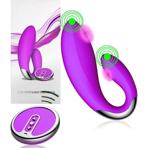 Sex Toys Vaginal Dildo Vibrator Dual Motor U Shape Vibrator 10 Speeds Vibrating Clitoris Stimulator For Couples Adult Games