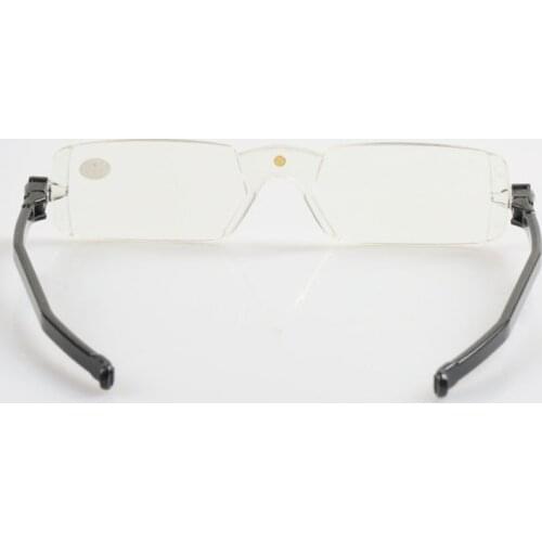 Men Women 360 Degree Rotation Folding Portable Reading Glasses Frameless Eyewear Eye Glasses R120