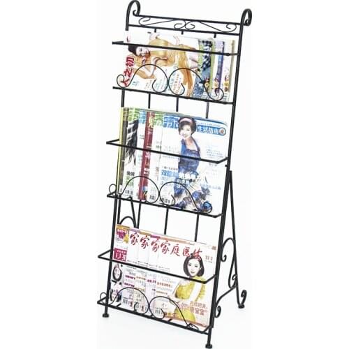 Magazine rack books and newspapers information european creative newspaper publicity display shelf bookshelf