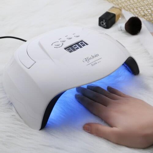 Smart Nail Dryer UV LED Lamp with Timer Memory Digital Display 75/54/48W UV Lamp for Manicure Gel Varnish Drying Nail Lamp