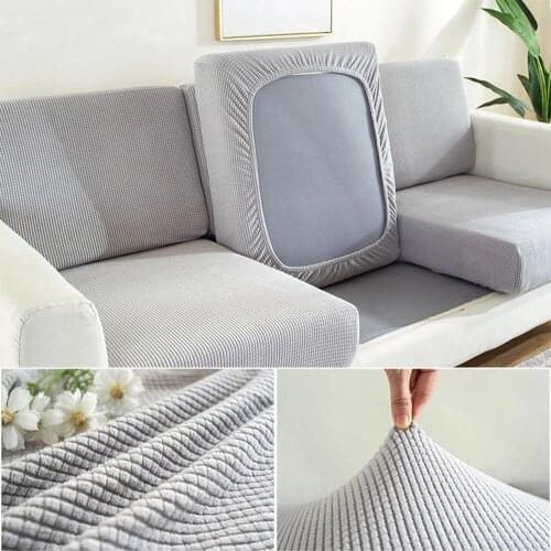Corner Sofa Cover Furniture Protective Cover Jacquard Thickened Sofa Cushion Cover Corner Sofa Cushion Cover Elastic Solid