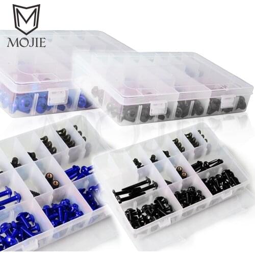 For Suzuki GSX750F Katana GSXR 1100/W 250 1000 125 150 ABS 650 750 Motorcycle Fairing Spring Screws Bolts Kit Fastener Clips