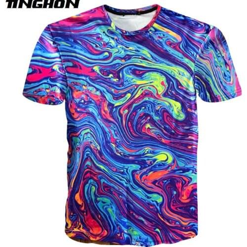 XS-7XL Summer Newest Fashion Short Sleeve T Shirts Tie Dye Color 3d Print Harajuku Men Women Casual T Shirt