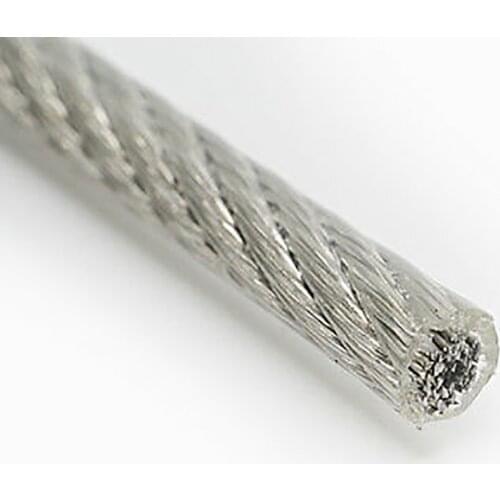 1 Meter Stainless Steel Wire Rope Cable PVC Plastic Coated 1mm 1.2mm 1.5mm 2m 3mm 4mm 5mm 6mm