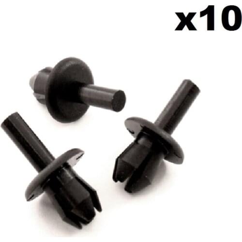 10x For Vauxhall Astra Bumper Clips 2004-2010 (Mk5 / H)- Front Bumper Plastic Rivets