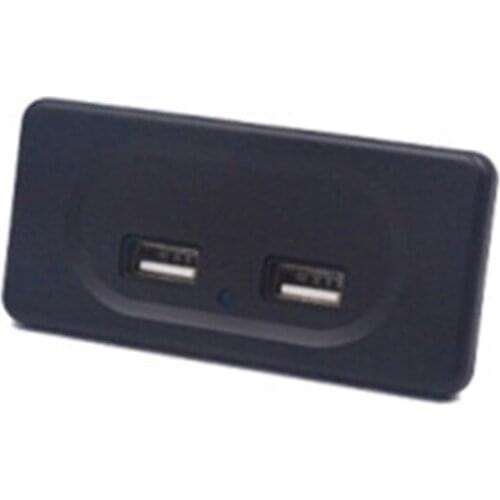 B36B Car Charger Socket Dual USB Ports Fast Car Charge Power Adapter Outlet Compatible with Motorcycle RV 3.1A 12V