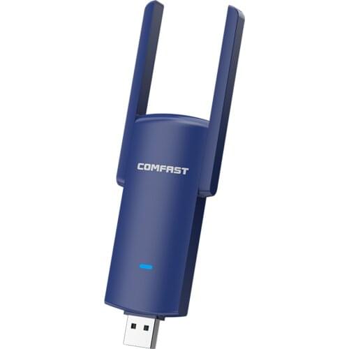COMFAST CF-927BF 1300M USB WiFi Dongle 2 Antennas Bluetooth 4.2 Wireless Adapter Desktop Dual band Wireless Wifi Adapter