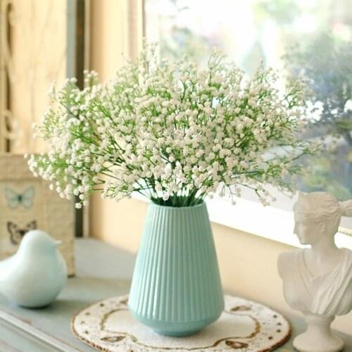 Babies Breath Artificial Flowers Gypsophila DIY Star Flower Floral Bouquets Arrangement For Wedding Home Fake Flower Decoration