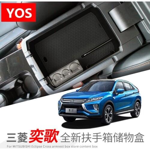 For Mitsubishi Eclipse Cross 2018 armrest box storage box Eclipse Cross central interior storage box modification