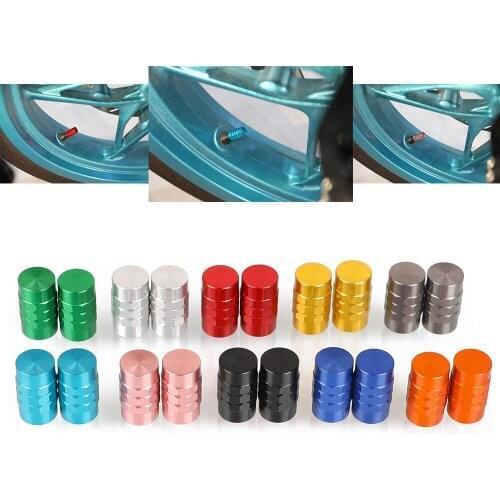 Motorcycle Bike Car Wheel Tyre Tires Valve Stem Caps For Kawasaki Z650 Z750 Z800 Z900 Z1000 Versys 650 1000 Z250 Z300 HP2