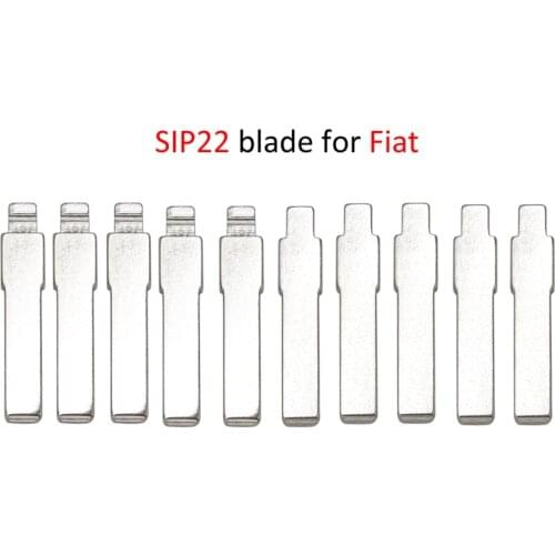 1PC/10PCS Modified Flip Blank Key Blade Uncut SIP22 157# for Fiat Doblo Freemont Ducato Punto Panda Qubo Tipo Metal Blade NO.157