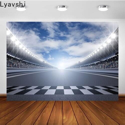Lyavshi track background racing competition children birthday photography background photo studio photography background