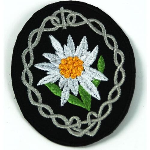 WWII GERMAN AFRICA KORPS DAK MOUNTAIN TROOPS EDELWEISS SLEEVE PATCH