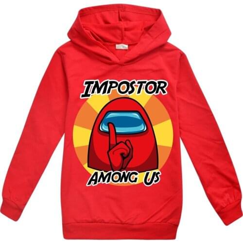 Halloween Clothes Girls Impostor Among Us Crewmate Toddler Girl Fall Clothes Boy Hooded Boutique Kids Clothing Baby Tops