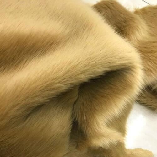 Plush fabric fox imitation fur fabric for sewing carpet decorative cushion Plush cabinet table cloth diy fur fabric 45X160cm