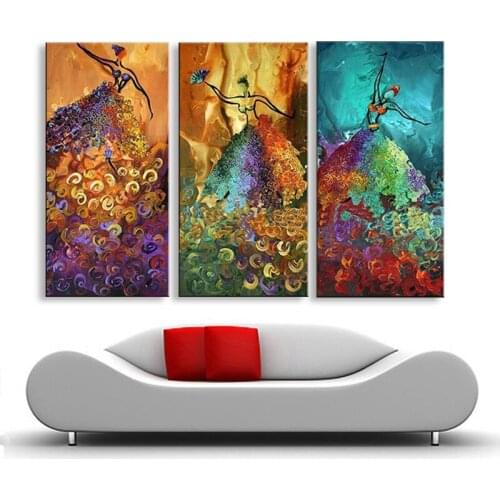 Handmade oil painting on canvas modern 100% Best Art ballet representational Oil Painting original FI-084
