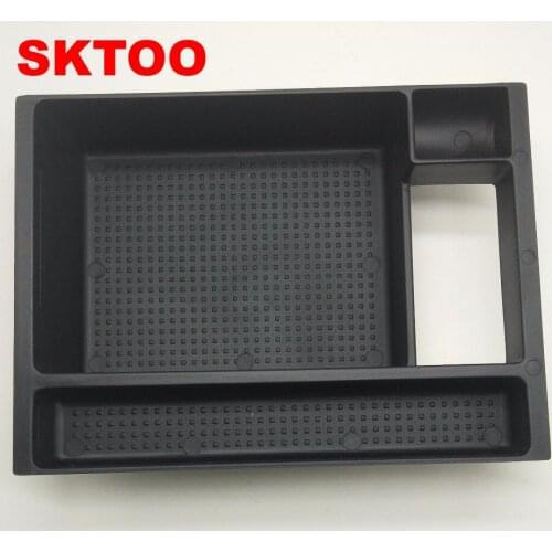 SKTOO Car Armrest Box Storage Central Console Storage Pallet Armrest Container Box For Mazda CX-5 CX5 2013 2014