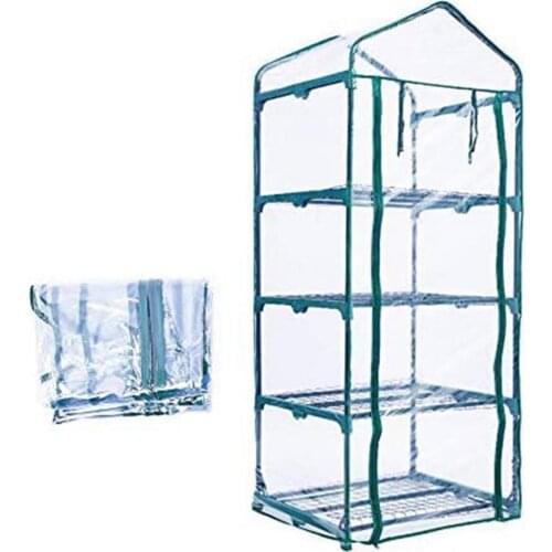 PVC Greenhouse Transparent Plant Cover Garden Tent Rainproof Waterproof 5-layer Plant Protection Cover (without Iron Frame)