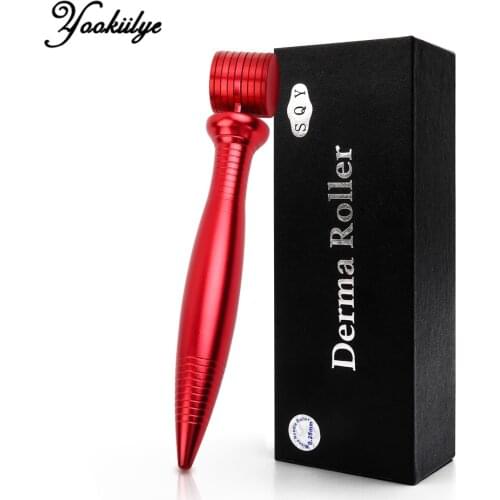 Titanium Derma Microneedle Roller Cosmetic Needling Instrument for Face 480 Micro Needle Microdermabrasion Roller skin Care