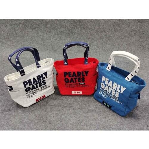 VICKY G GOLF CLUBS BAG PEARLY GATES PG GOLF HAND BAG 3 COLORS PEARLY GATES GOLF HANDBAG EMS SHIPPING