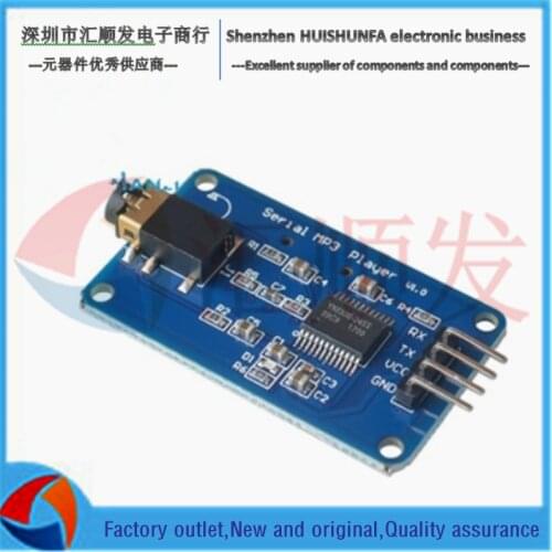 YX6300 UART TTL Micro SD/sdhc3.2-5.2v serial MP3 music player module