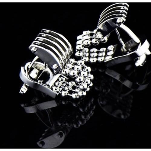 French Shirts Cufflinks High-grade Mens Unisex Suit Daily Simple Personality Accessories Gifts Gold Paw Chain Cuff Links