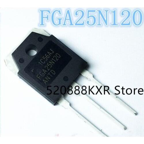 10pcs/ FGA25N120ANTD TO-3P 1200V IGBT High Power Triode