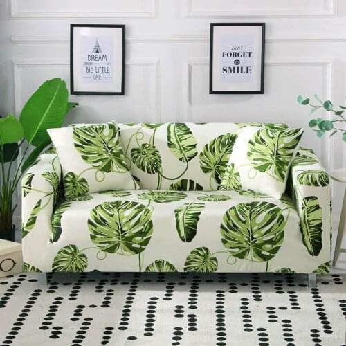 47Geometric Stretch Sofa Cover for Living Room Cotton Furniture Protector Polyester Single Loveseat Couch Cover Arm Chair Cover