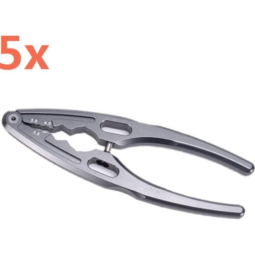 5Pcs ARROWMAX AM-190025 Multi Shock Clamp V2 (Gray) 3.0 3.5 4.0 Assembly Tool For RC Car Remote Control Cars