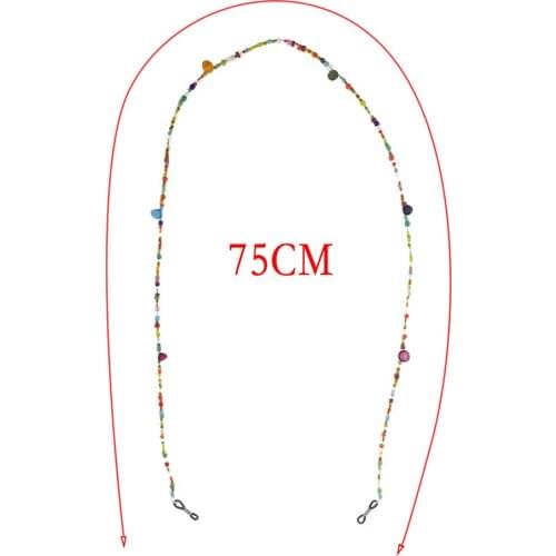 Acrylic Beads Beaded Eyeglass Chain Sunglass Holder Keeper Lanyard Necklace