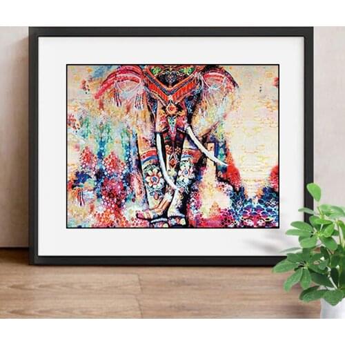 Diamond Painting Cross Stitch Elephant Full Diamond Embroidery Sale 5D Diamond Mosaic Needlework Handmade DIY Hobby Factory Sale