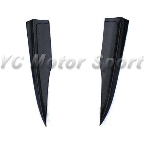 Car Accessories Carbon Fiber RZ RBS II Style Rear Bumper Spats Fit For 2012-2013 MB W204 C63 AMG Rear Bumper Spats