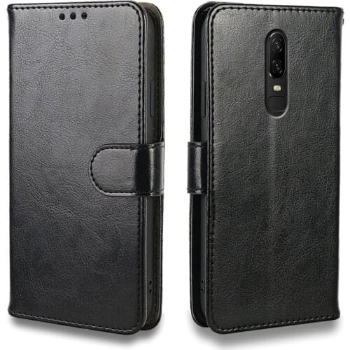 Luxury Case For OnePlus 7 6 5 3 7T 6T 5T 3T Pro Case Flip leather Wallet Card Slot silicone Cover Phone