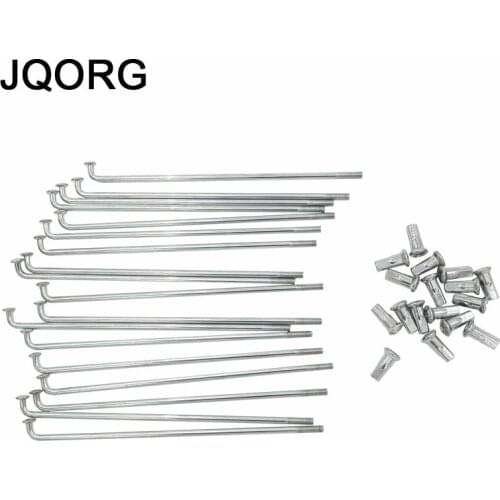 JQORG 10G Spokes Motorcycle 3.12mm Diameter Spokes Galvanization Surface E-bike Spokes Length 60-310mm Customized Bike Spokes