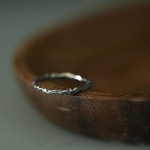 New Japan And South Korea Simple Wild Joint Ring Branch Rod Literary Fan Men And Women Ring Opening Adjustable Jewelry Accessori