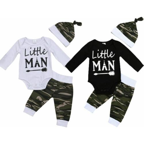 Family Matching Outfits 2020 Newborn Baby Boys Girls Little BRO Sister Romper Jumpsuit Tops Spring Twin Clothing 3Pcs Set 0-18M