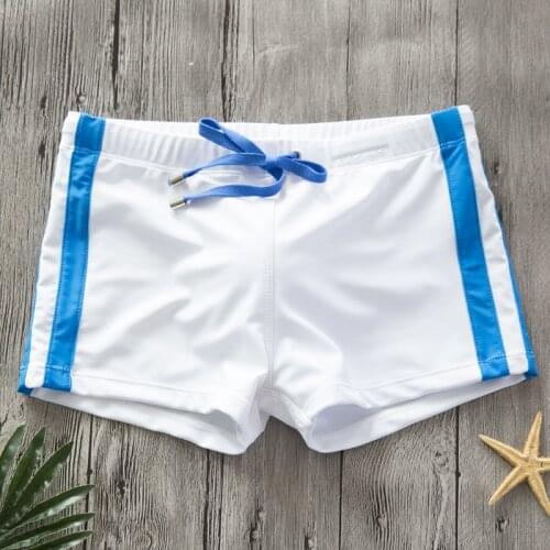 Mens Swimwear Sexy Swimwear Striped Sexy Mens Swimwear Withpad Swimsuit Gay Swim Briefs Surf Board Trunks Bathing Suit Bikini