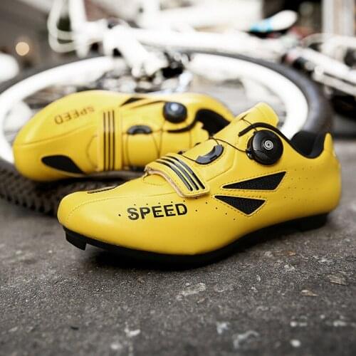 New MTB Cycling Shoes With Lock Four Seasons Bicycle Lock Shoes Men Road Bike Shoes Power Hard-soled Mountain Women Sports Shoes