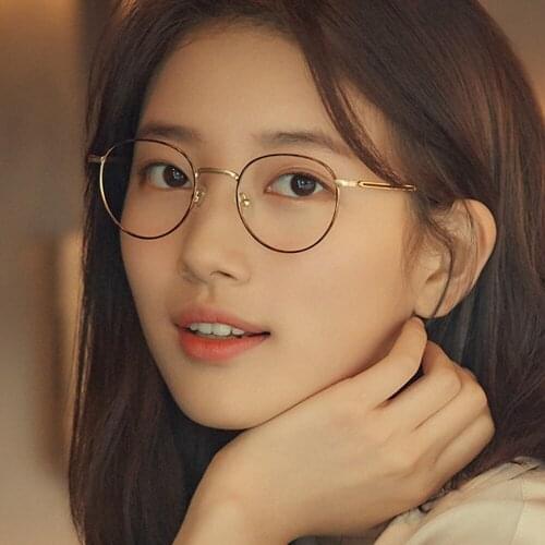 Thin Border Metal Anti Blue Light Blocking Glasses for Women Retro Round Eyeglasses Men 20210 New Vintage Optical Goggle Eyewear