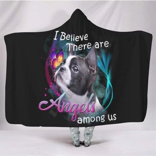 Angels Among Us Hooded Blanket 3D printed Wearable Blanket Adults Kids Various Types Hooded Blanket Wearable Drop Shipping 03