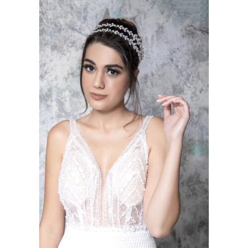 Luxury Handmade Wedding Crown Hair Jewelry Bridal Headpiece Crystal Tiaras Bride Party Crowns Wedding Hair Accessories