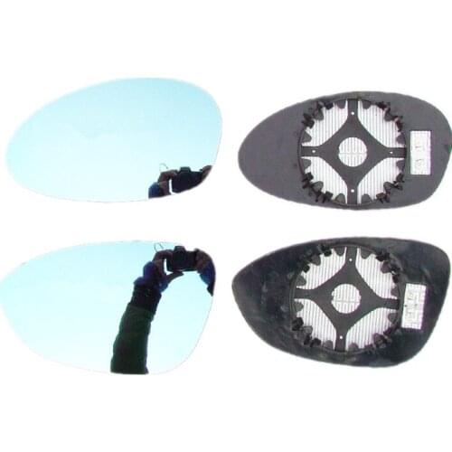 Wide View Auto Dimming Rear View Mirror Blue Heated Side Wing Mirror Glass with LED Turn Indicator for BMW Z4