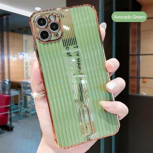 Luxury Plating Trunk Silicone Phone Case For iPhone 11 Pro Max XSmax XR XS X 8 7 6 Plus Ultra-thin Protection Cover