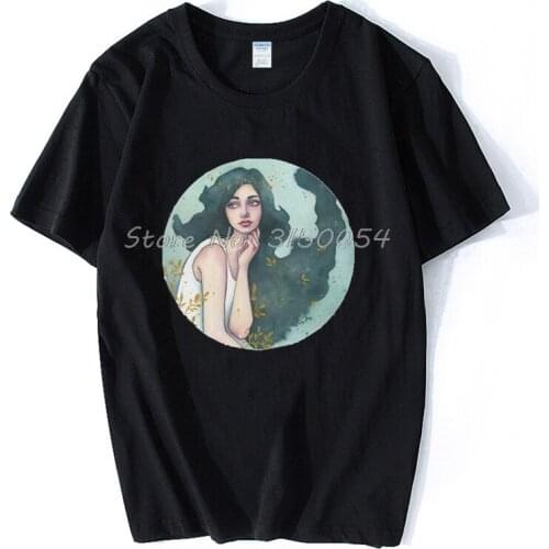Traces Of You T Shirt Woman Pretty Water Color Portrait Artist Shops T-shirt Men Cotton Tshirt Funny Tees Tops Harajuku