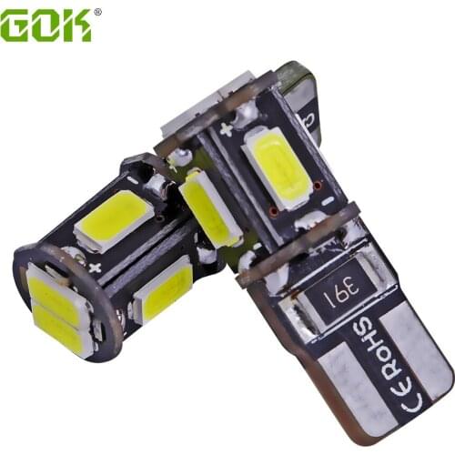 Super Bright!! 500X T10 W5W led canbus T10 led 194 168 5630 t10 6SMD Canbus NO ERROR Car Auto Bulb Indicator Light Parking Lamp