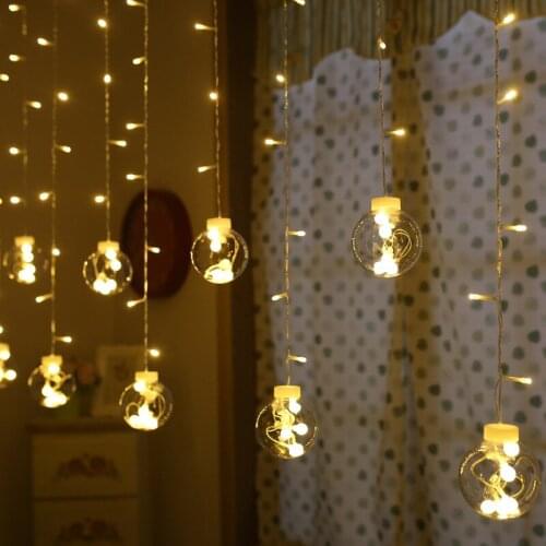 Led string light Wish Orbs Wish Ball Lights String Lights Starry Curtain Lights Background Lights Christmas decorations